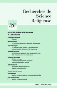 Vivre le temps de l&rsquo;histoire. 2) La sagesse