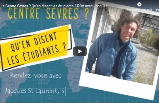 “At the Facultés Loyola Paris, I found an opportunity to ask questions” Jacques Saint Laurent, sj