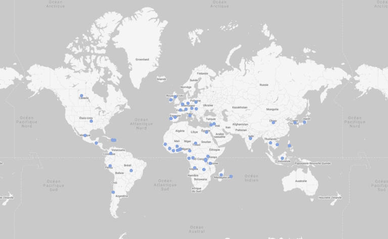 Students and staff : over 50 nationalities