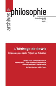 L’héritage de Rawls, 50 ans après « Théorie de la justice »