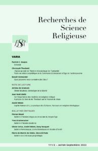 Recueil de « varia »