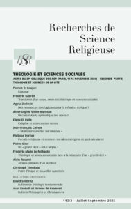 Actes du 29e colloque des RSR – Seconde partie