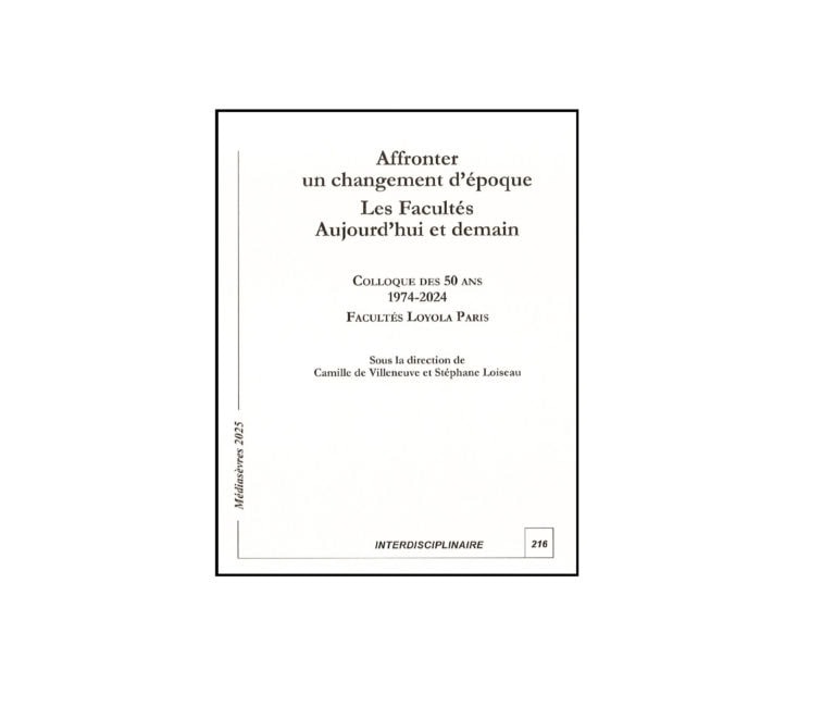 Affronter un changement d’époque. Les facultés aujourd’hui et demain