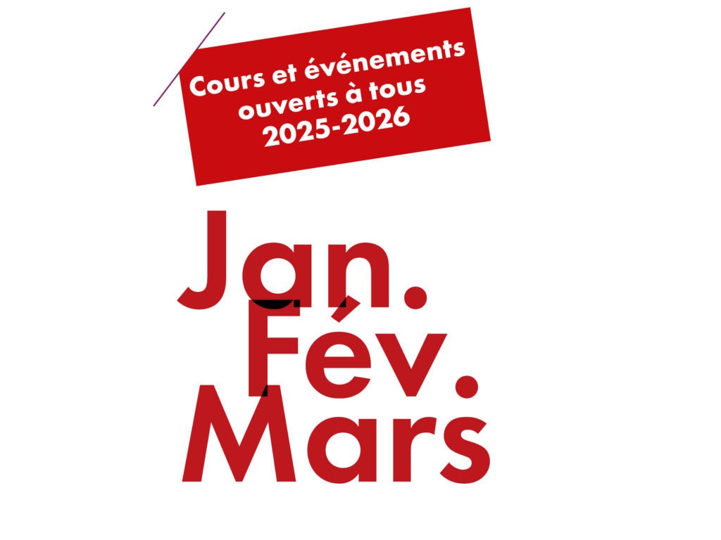 Téléchargez l'agenda trimestriel et/ou le programme 2025-26 des Facultés Loyola Paris