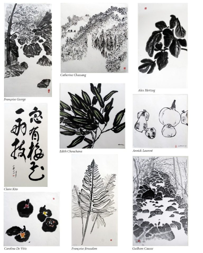 Exposition : Encres Vives, entre rivière et rocher