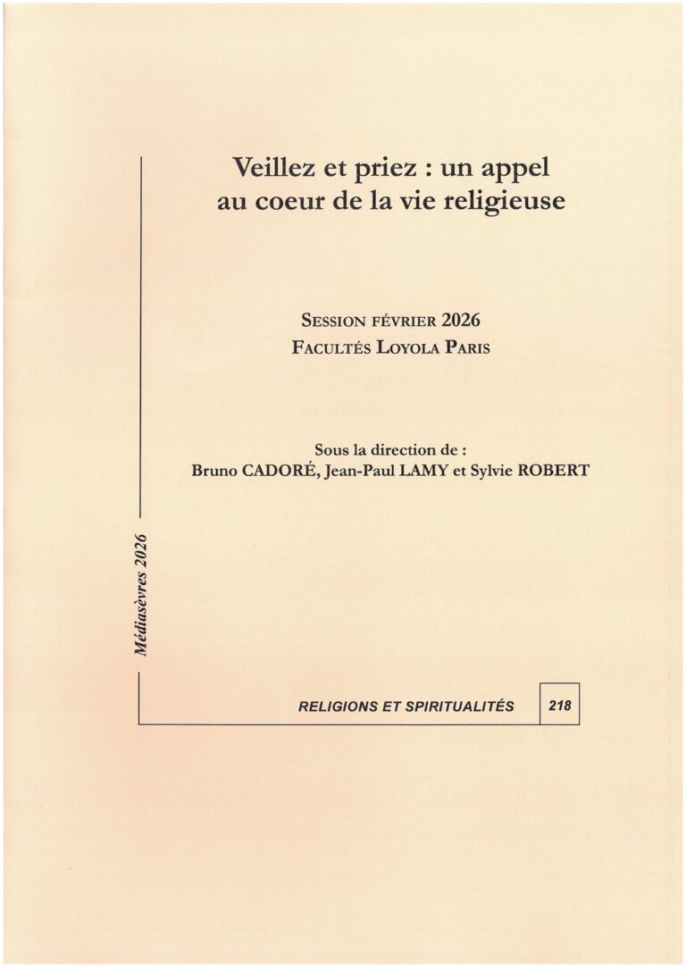 Veillez et priez : un appel au cœur de la vie religieuse